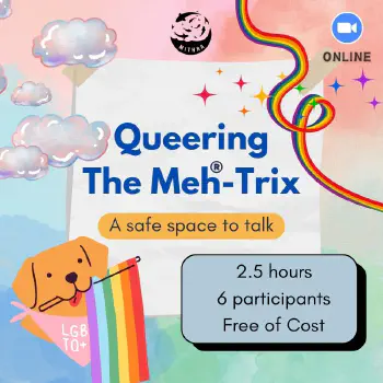 Queering The MehⓇ-trix (LGBTQIA++ Support Group) | Image